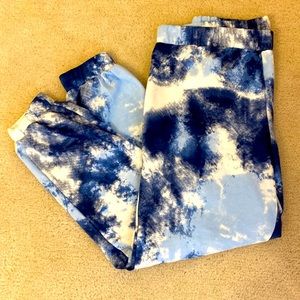 Z By Zella Blue Tie Dye Joggers
